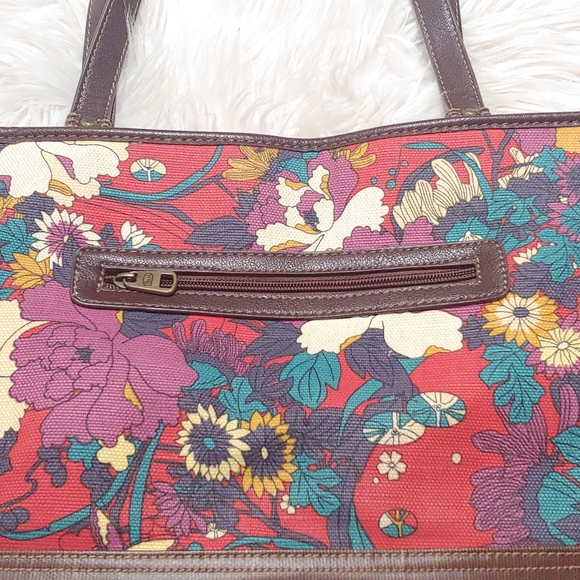 SakRoots Crimson Flower Power Critter Tote - Picture 8 of 15